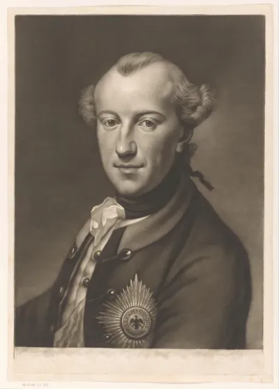 Portret van Karel Willem Ferdinand van Brunswijk-Wolfenbüttel