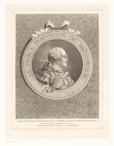 Portret van Karel Willem Ferdinand van Brunswijk-Wolfenbüttel