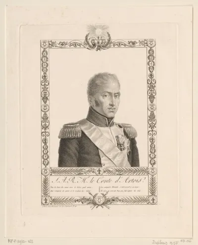 Portret van Karel X, koning van Frankrijk