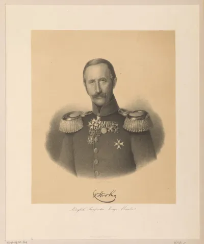 Portret van Karl Adolf von Strotha