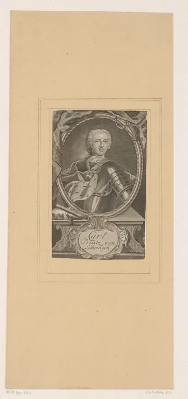 Portret van Karl Alexander van Lotharingen