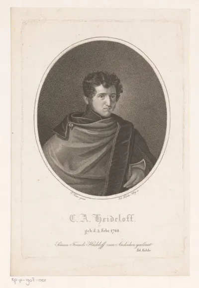 Portret van Karl Alexander von Heideloff
