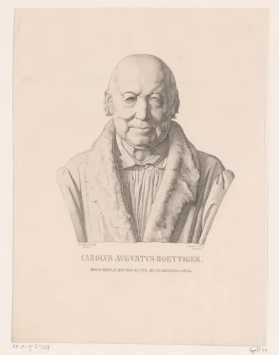 Portret van Karl August Böttinger