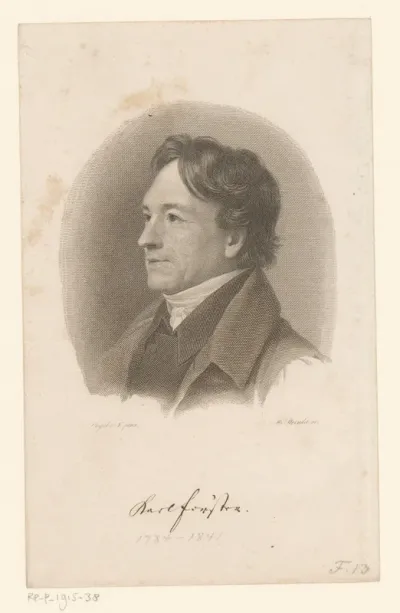 Portret van Karl August Förster