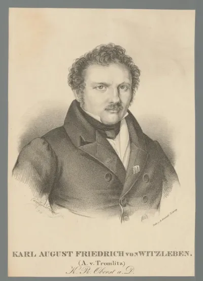 Portret van Karl August Friedrich von Witzleben