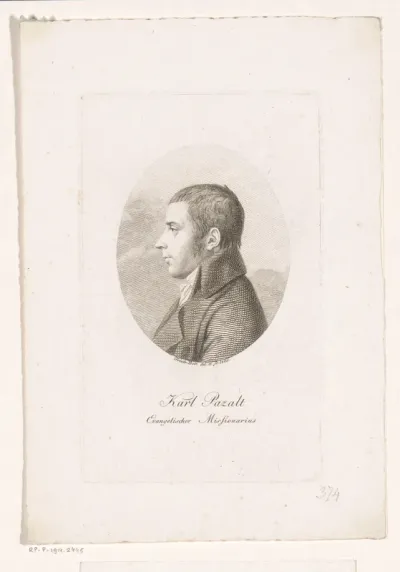 Portret van Karl August Pácalt