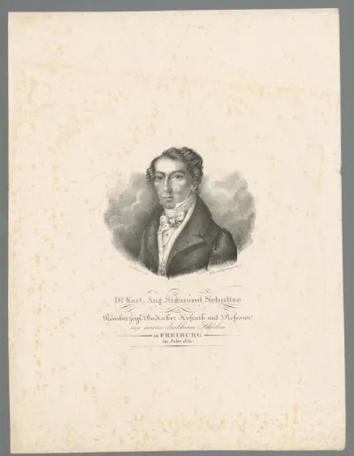 Portret van Karl August Sigismund Schultze