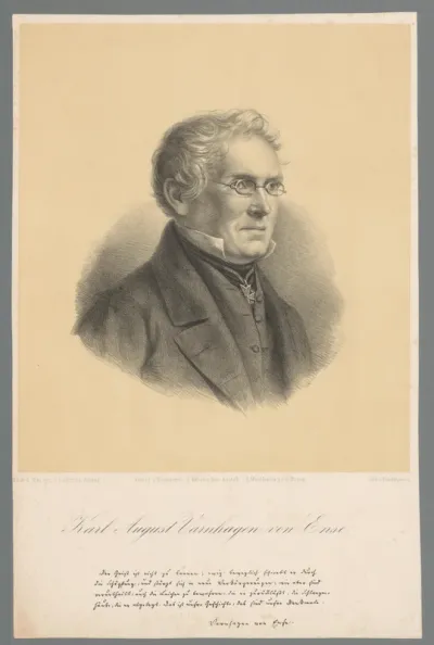 Portret van Karl August Varnhagen von Ense