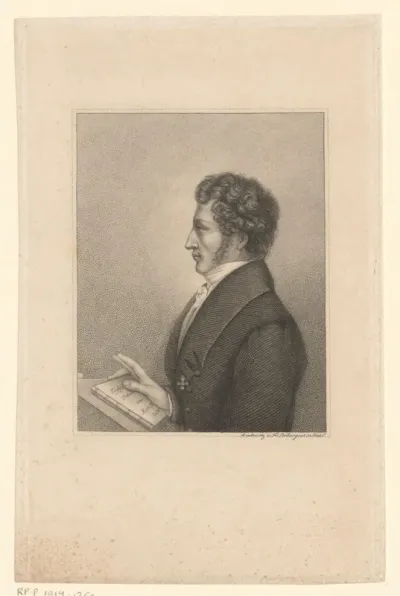 Portret van Karl August Wilhelm Christian Schomburg