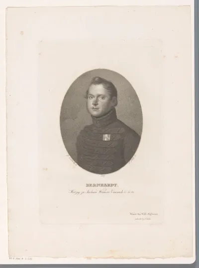 Portret van Karl Bernhard von Sachsen-Weimar-Eisenach