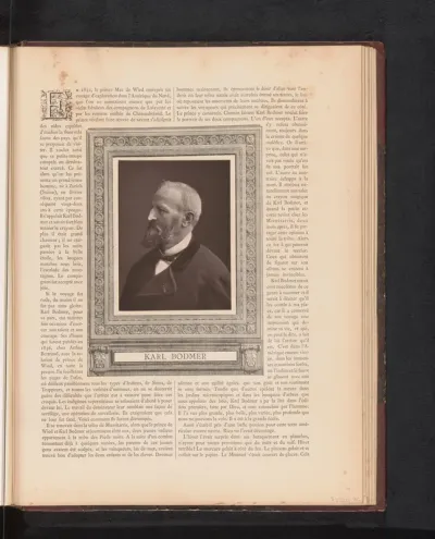 Portret van Karl Bodmer