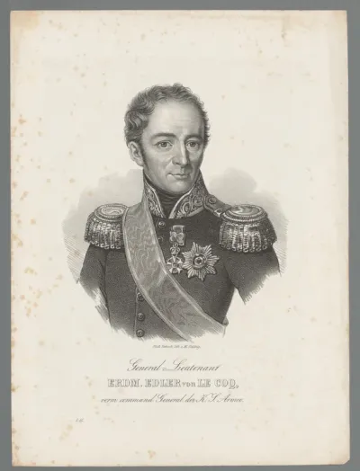 Portret van Karl Christian Erdmann von Le Coq