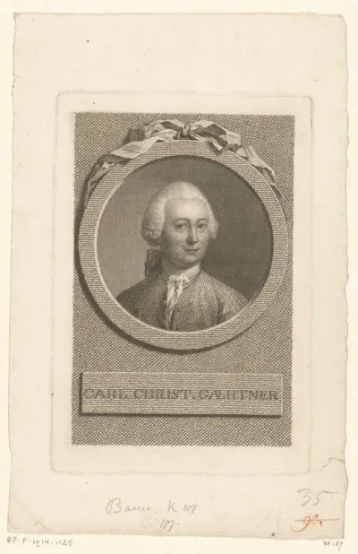 Portret van Karl Christian Gärtner