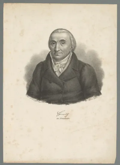 Portret van Karl Christian Horvath