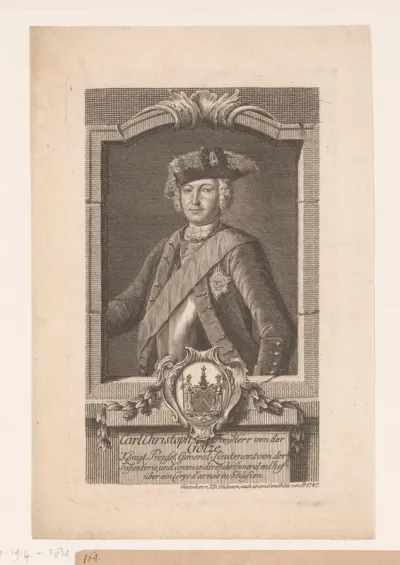 Portret van Karl Christoph von der Goltz