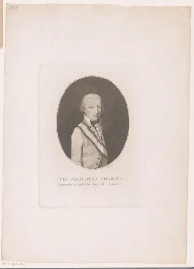 Portret van Karl, Erzherzog von Österreich