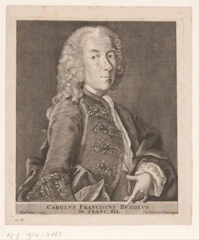 Portret van Karl Fraz Buddeus