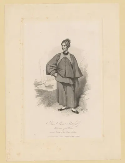 Portret van Karl Friedrich August Gützlaff