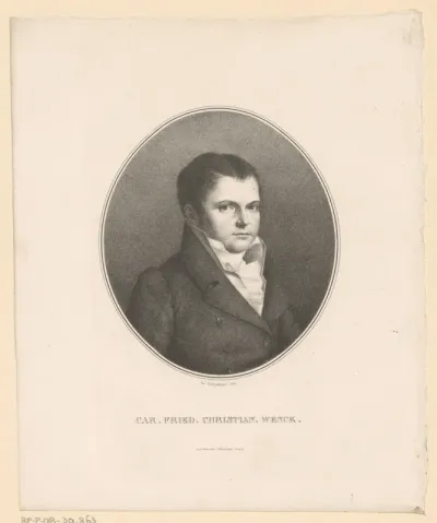 Portret van Karl Friedrich Christian Wenck