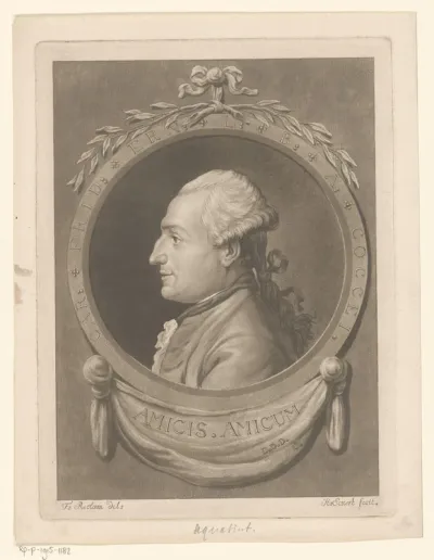 Portret van Karl Friedrich Ernst Cocceji
