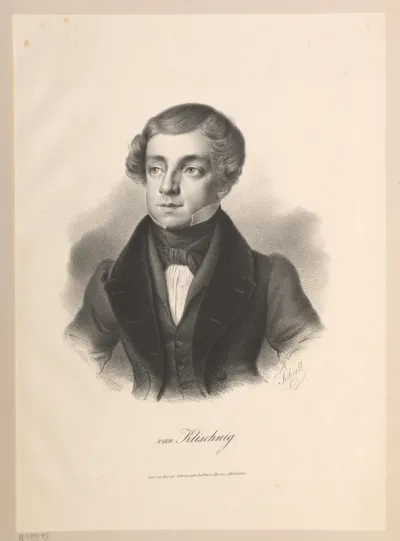 Portret van Karl Friedrich Klischnig