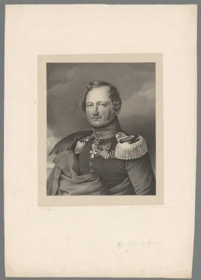Portret van Karl Friedrich Ludwig Georg von Uttenhoven
