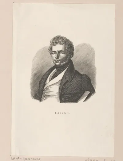 Portret van Karl Friedrich Schinkel