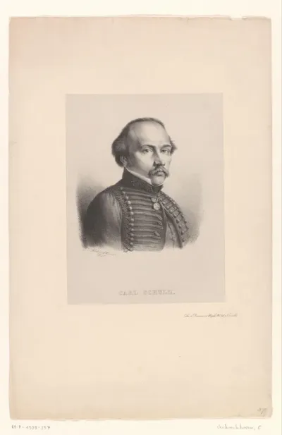 Portret van Karl Friedrich Schulz