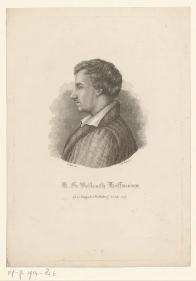Portret van Karl Friedrich Vollrath Hoffmann