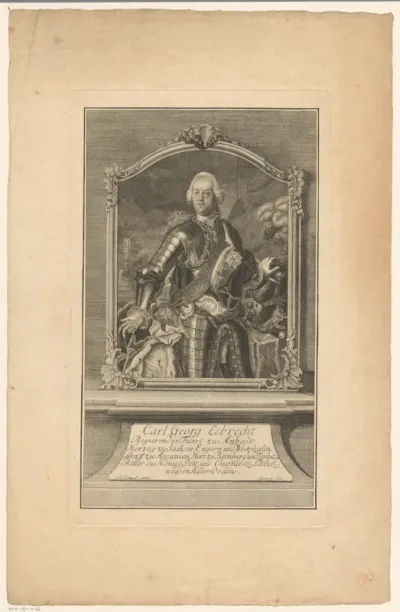 Portret van Karl Georg Lebrecht