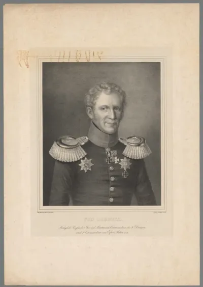 Portret van Karl Georg von Loebell