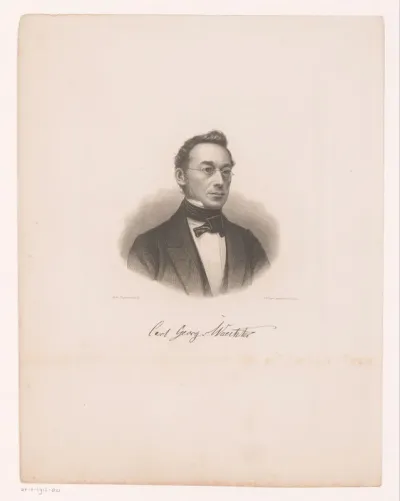 Portret van Karl Georg von Wächter