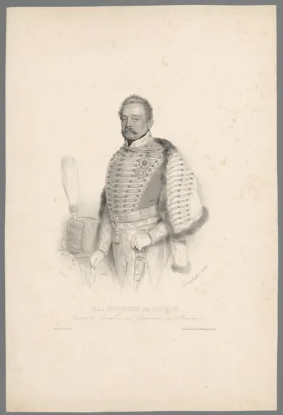 Portret van Karl Gorzkowski von Gorzkow
