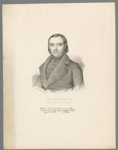 Portret van Karl Gottfried Wilhelm Theile