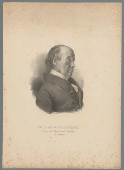Portret van Karl Gottlob Kühn