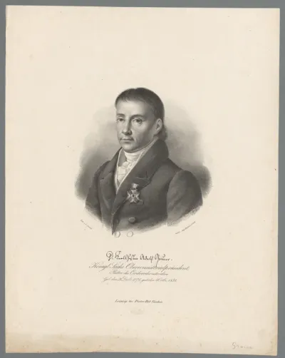 Portret van Karl Gustav Adolph Gruner