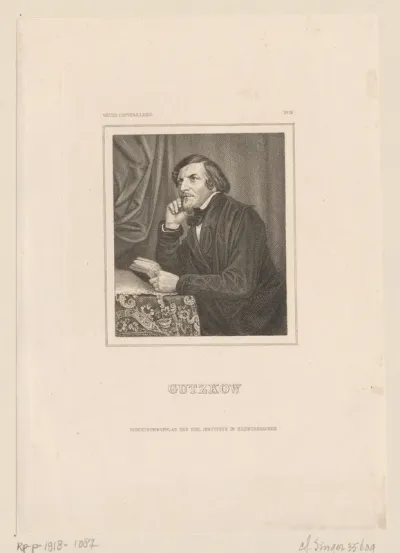 Portret van Karl Gutzkow