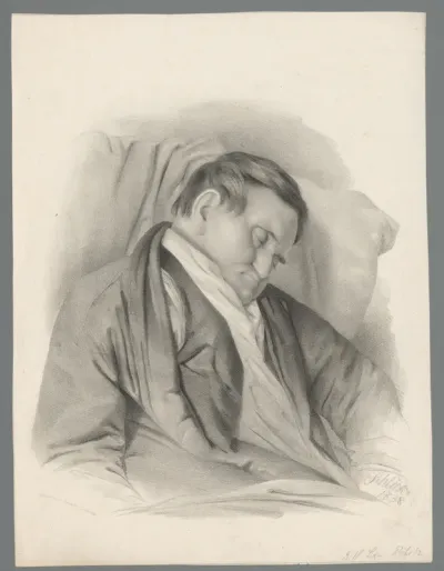 Portret van Karl Heinrich Ludwig Pölitz