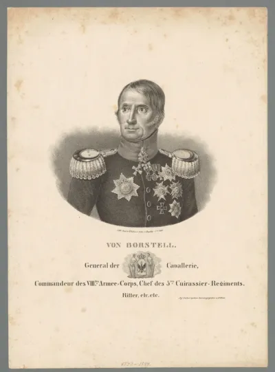 Portret van Karl Heinrich Ludwig von Borstell
