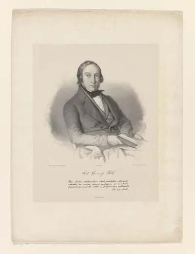 Portret van Karl Heinrich Rau