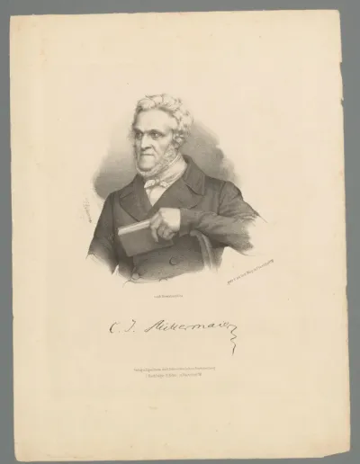 Portret van Karl Joseph Anton Mittermaier