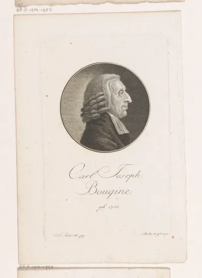 Portret van Karl Joseph Bouginé