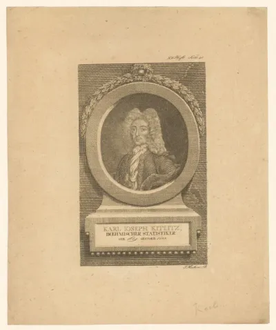Portret van Karl Joseph Kitlitz