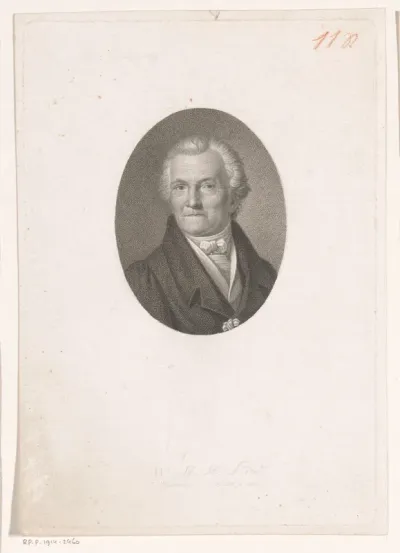 Portret van Karl Konrad Streit