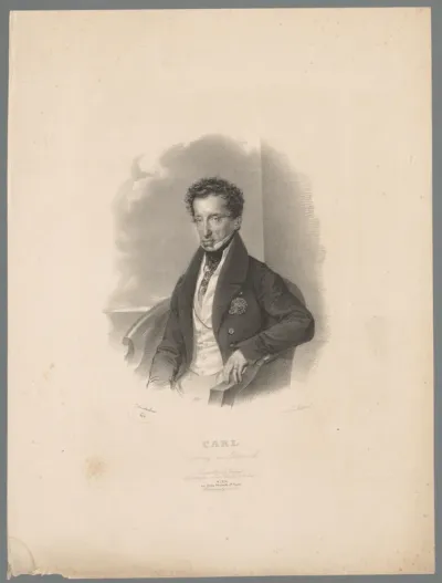 Portret van Karl Ludwig van Oostenrijk