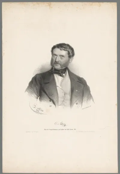 Portret van Karl Ludwig von Littrow