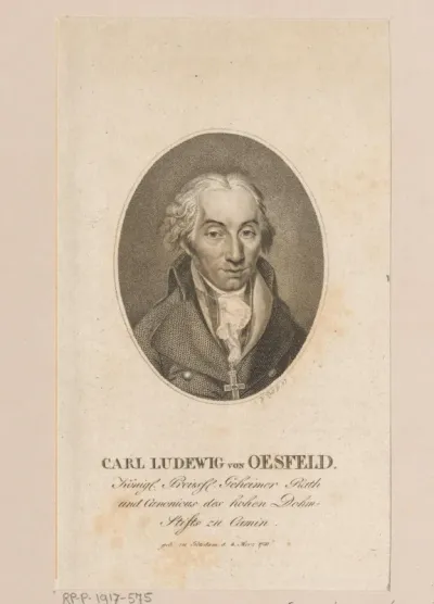 Portret van Karl Ludwig von Oesfeld