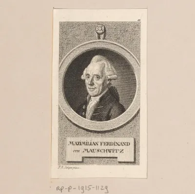 Portret van Karl Maximilian Ferdinand von Mauschwitz