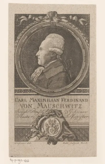 Portret van Karl Maximilian Ferdinand von Mauschwitz