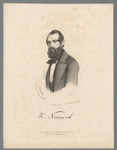 Portret van Karl Nauwerck
